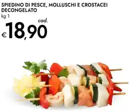 Bennet Spiedino di pesce, molluschi e crostacei decongelato offerta