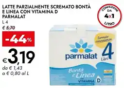 Bennet E linea con vitamina D PARMALAT offerta