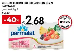Bennet Yogurt magro più cremoso in pezzi PARMALAT offerta