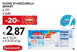 Bennet Filone di mozzarella BENNET offerta