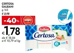 Bennet Certosa GALBANI offerta