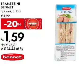 Bennet Tramezzini BENNET offerta