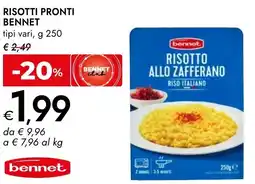 Bennet Risotti pronti BENNET offerta