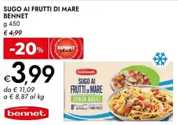 Bennet Sugo ai frutti di mare BENNET offerta