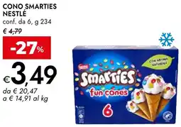 Bennet Cono smarties NESTLÉ offerta
