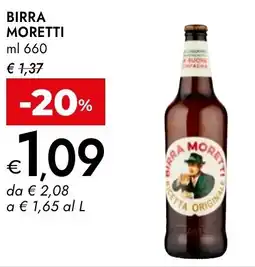 Bennet Birra MORETTI offerta