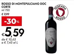 Bennet Rosso di montepulciano DOC CORTE offerta