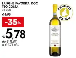 Bennet Langhe favorita DOC TEO COSTA offerta