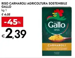 Bennet Riso carnaroli agricoltura sostenibile GALLO offerta