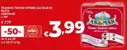 Bennet Trancio tonno intero all'olio di oliva ASDOMAR offerta