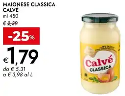 Bennet Maionese classica CALVÉ offerta