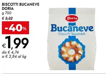 Bennet Biscotti bucaneve DORIA offerta