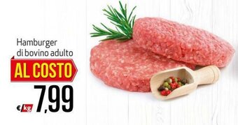 Maxi Supermercati Hamburger di bovino adulto offerta