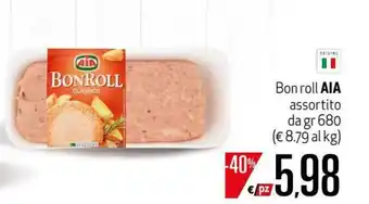 Maxi Supermercati Aia Bon roll assortito da 680gr offerta