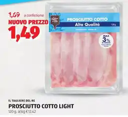 ALDI Il tagliere del re prosciutto cotto light offerta