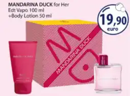 Acqua & Sapone MANDARINA DUCK for Her Edt Vapo +Body Lotion offerta