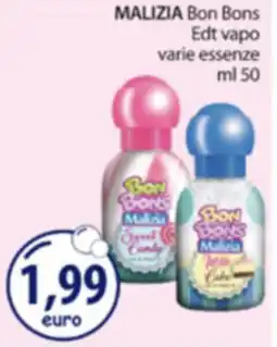 Acqua & Sapone MALIZIA Bon Bons Edt vapo varie essenze offerta