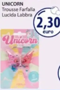 Acqua & Sapone UNICORN Trousse Farfalla Lucida Labbra offerta