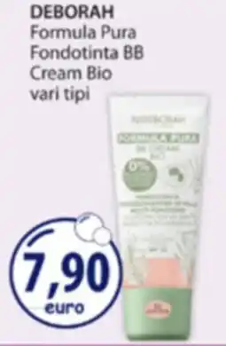 Acqua & Sapone DEBORAH Formula Pura Fondotinta BB Cream Bio offerta