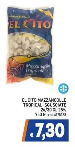 C+C Cash and Carry El cito mazzancolle tropicali sgusciate offerta