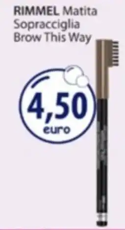 Acqua & Sapone RIMMEL Matita Sopracciglia Brow This Way offerta