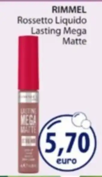 Acqua & Sapone RIMMEL Rossetto Liquido Lasting Mega Matte offerta