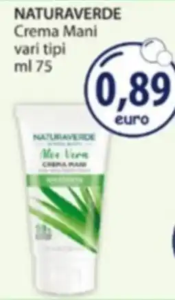 Acqua & Sapone NATURAVERDE Crema Mani offerta