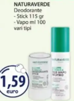 Acqua & Sapone NATURAVERDE Deodorante offerta
