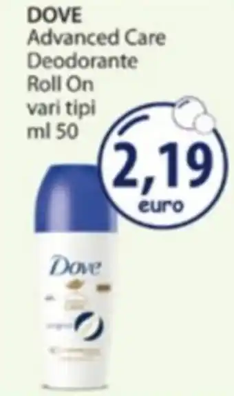Acqua & Sapone DOVE Advanced Care Deodorante Roll On offerta