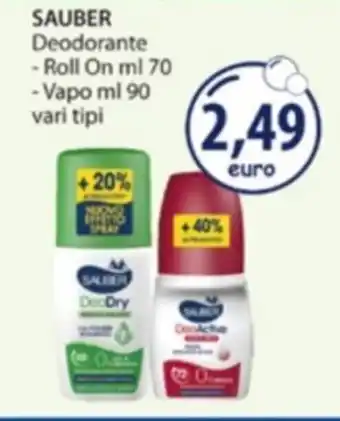 Acqua & Sapone SAUBER Deodorante offerta