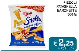 Coop PIZZOLI PATASNELLA BARCHETTE 600 G offerta