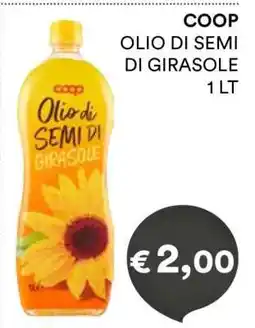 Coop COOP OLIO DI SEMI DI GIRASOLE 1 LT offerta