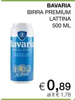 Coop BAVARIA BIRRA PREMIUM LATTINA 500 ML offerta