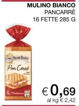 Coop Mulino Bianco Pancarré offerta