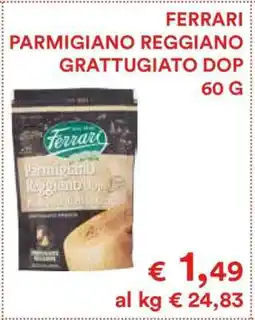 Coop FERRARI PARMIGIANO REGGIANO GRATTUGIATO DOP 60 G offerta