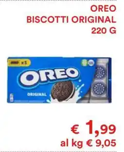 Coop OREO BISCOTTI ORIGINAL 220 G offerta