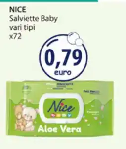 Acqua & Sapone NICE Salviette Baby vari tipi x72 offerta