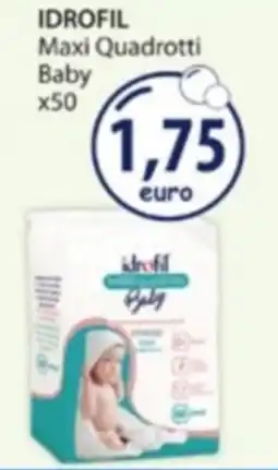 Acqua & Sapone IDROFIL Maxi Quadrotti Baby x50 offerta