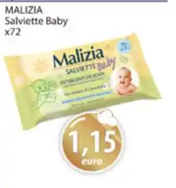 Acqua & Sapone MALIZIA Salviette Baby x72 offerta