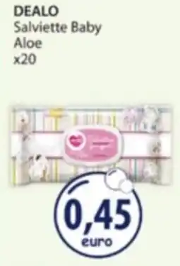 Acqua & Sapone DEALO Salviette Baby Aloe x20 offerta