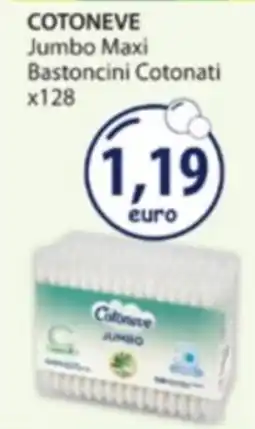 Acqua & Sapone COTONEVE Jumbo Maxi Bastoncini Cotonati x128 offerta