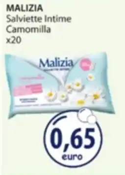 Acqua & Sapone MALIZIA Salviette Intime Camomilla offerta
