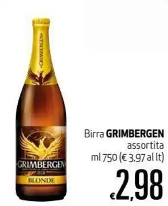 Maxi Supermercati Grimbergen Birra 750ml offerta