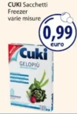 Acqua & Sapone CUKI Sacchetti Freezer varie misure offerta