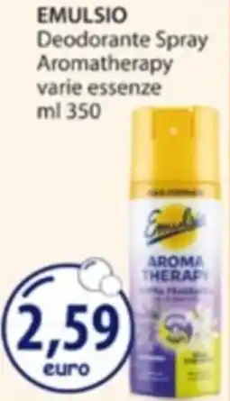 Acqua & Sapone EMULSIO Deodorante Spray Aromatherapy varie essenze offerta