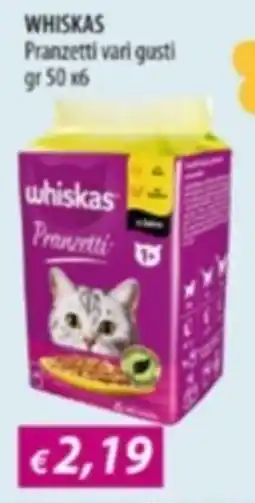 Acqua & Sapone WHISKAS Pranzetti offerta