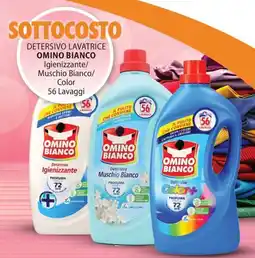 Gambardella Cash Detersivo lavatrice omino bianco igienizzante/ muschio bianco/ color offerta