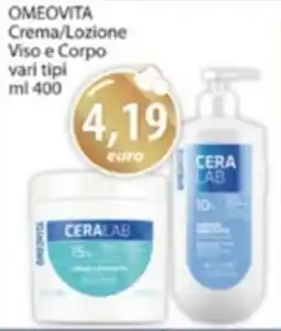 Acqua & Sapone OMEOVITA Crema/Lozione Viso e Corpo offerta