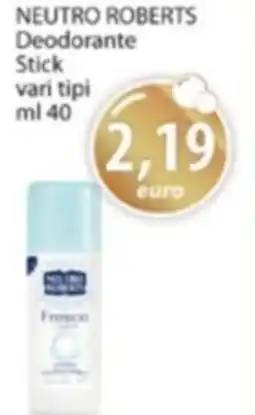 Acqua & Sapone NEUTRO ROBERTS Deodorante Stick offerta