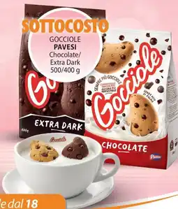 Gambardella Cash Gocciole pavesi chocolate/ extra dark offerta